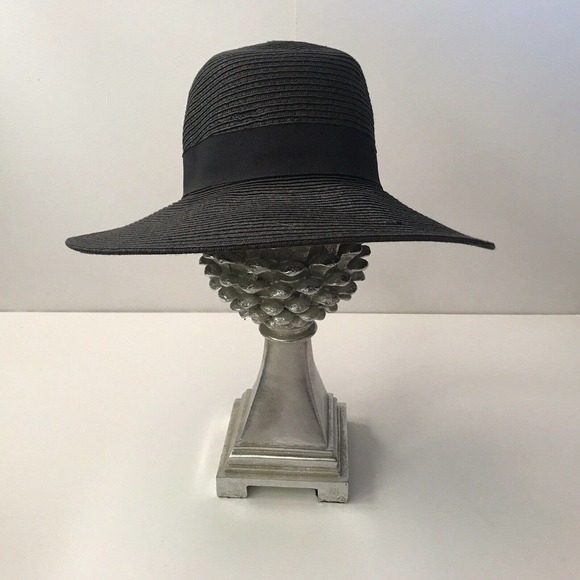 Nordstrom Hat Medium Brim Woven Simple Pre-Owned - Picture 1 of 10